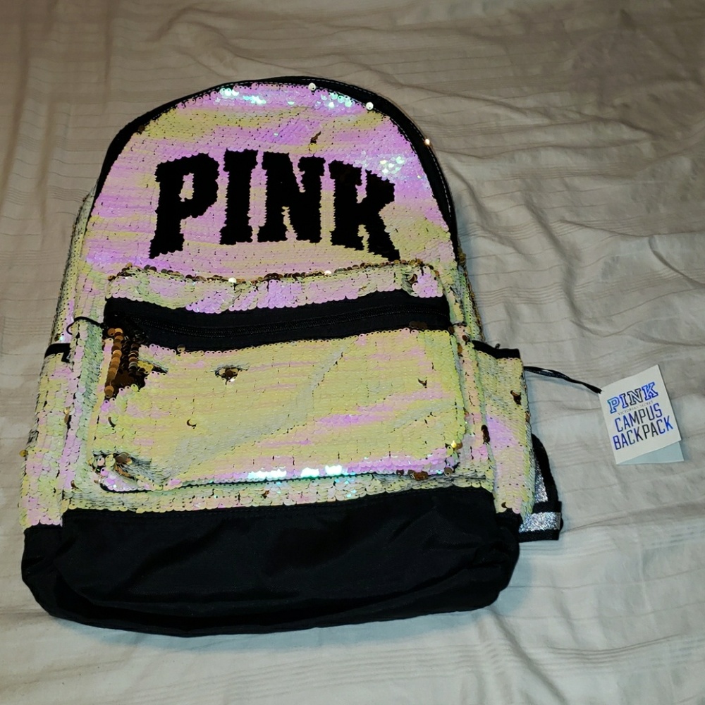 Victoria Secret Pink sequin backpack